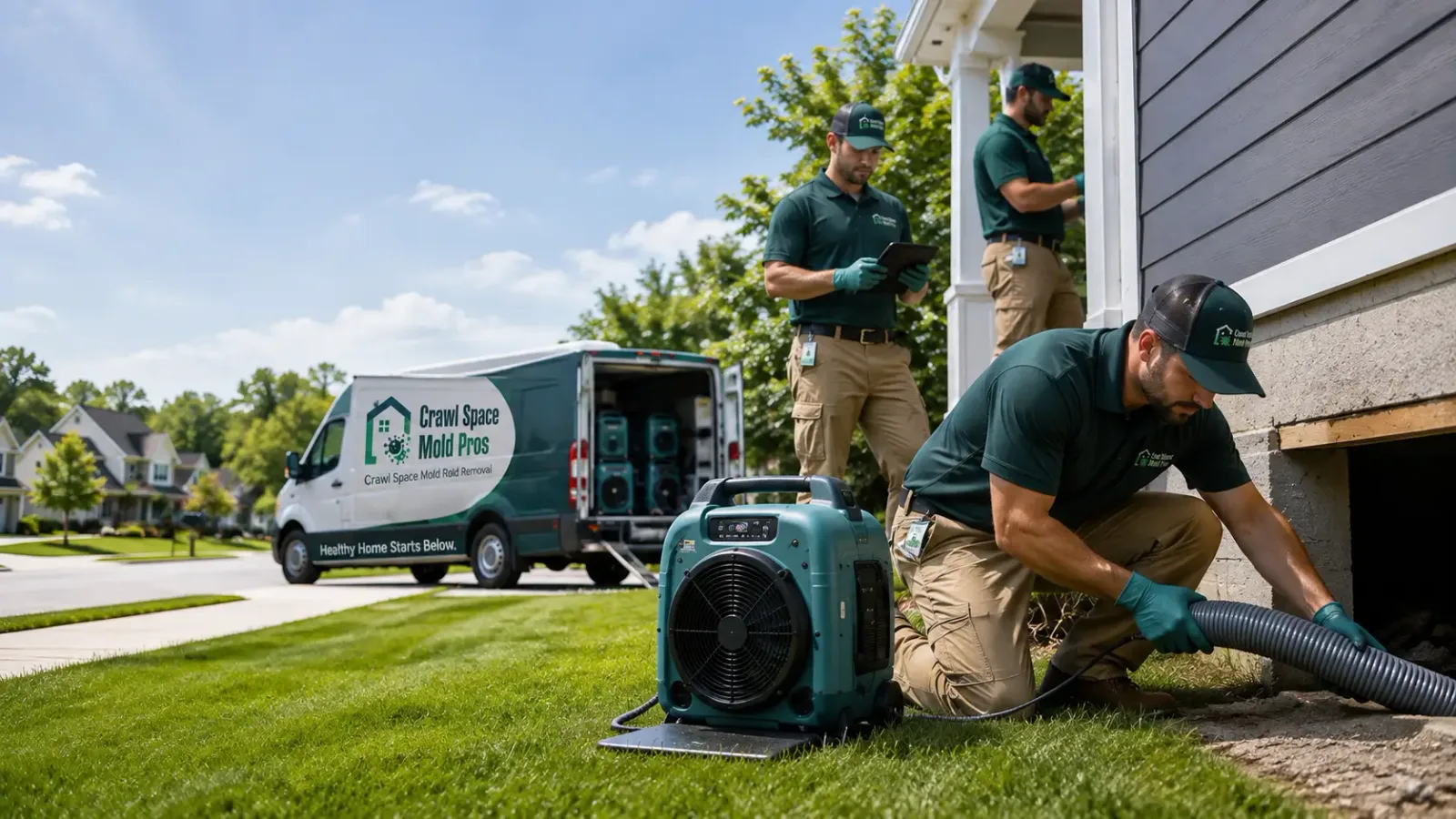 Crawl Space Mold Removal in East Wareham, MA